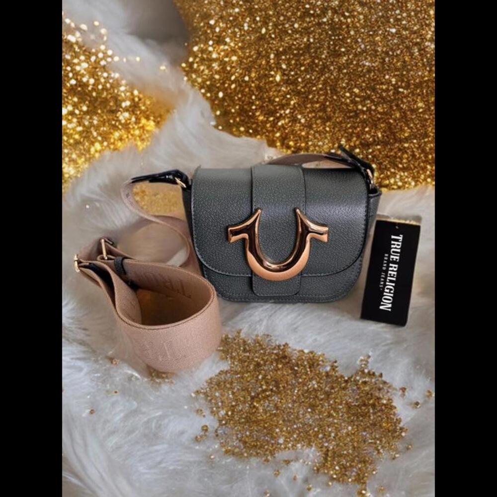 TRUE RELIGION mini horseshoe crossbody bag